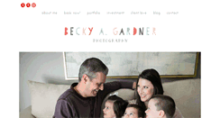 Desktop Screenshot of beckyagardner.com